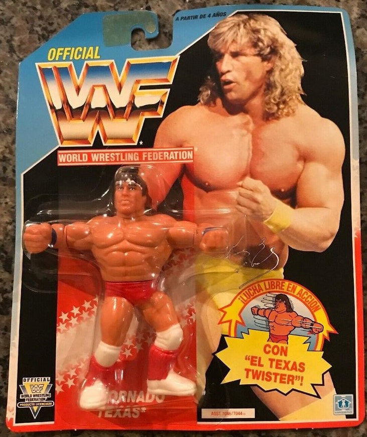 WWF Hasbro 3 Texas Tornado with Texas Twister! Action & Toy Figures PWcatalog