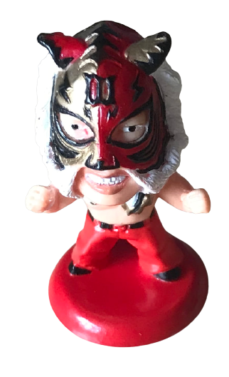 CharaPro Mini Big Heads/Pro-Kaku Heroes 9 Tiger Mask [With Red Pants, In Fighting Pose]