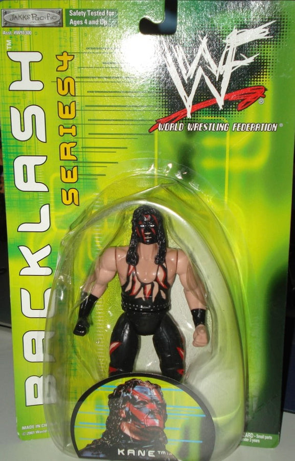 2001 WWF Jakks Pacific Backlash Series 4 Kane [Exclusive] Action & Toy Figures PWcatalog