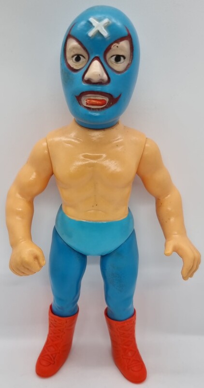 Japanese Pro Wrestling Alliance Bullmark Sofubi [Soft Vinyl] Mr. X Action & Toy Figures PWcatalog