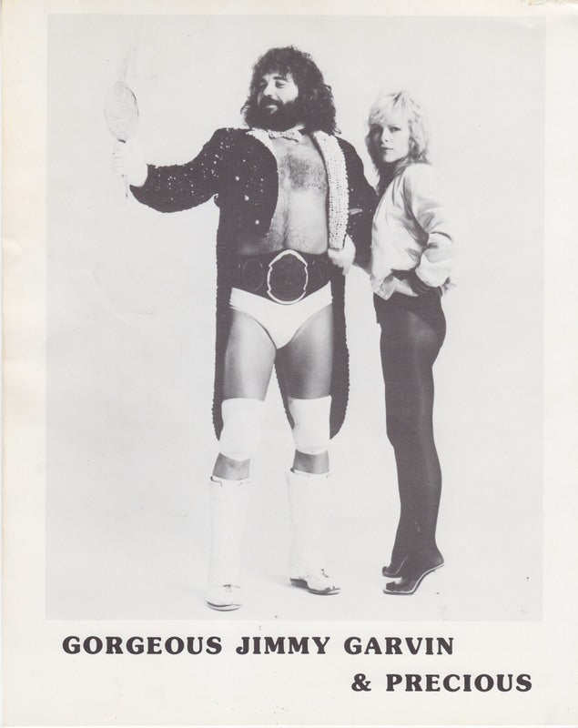 1980's WCCW Gorgeous Jimmy Garvin Precious Promo Photo PWcatalog