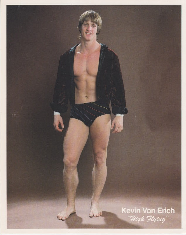1980s WCCW Kevin Von Erich Promo Photo