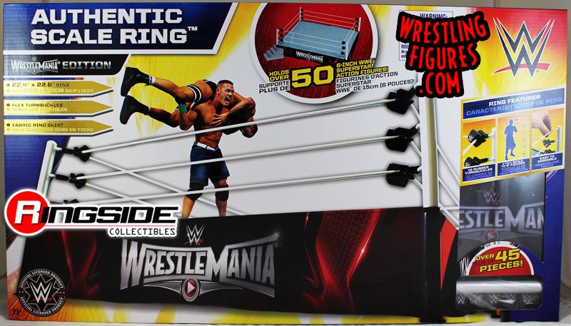 WWE Wicked Cool Toys Authentic Scale Ring [WrestleMania 31 Edition, Exclusive] Action & Toy Figures PWcatalog