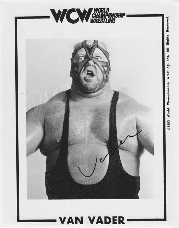 WCW Van Vader (signed) PW Catalog
