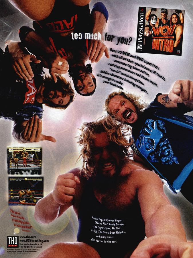 WCW Nitro Game Ad