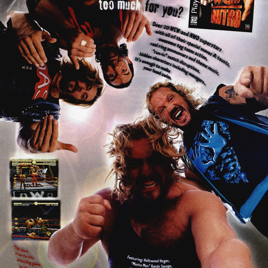 wcw nitro game ad PWcatalog