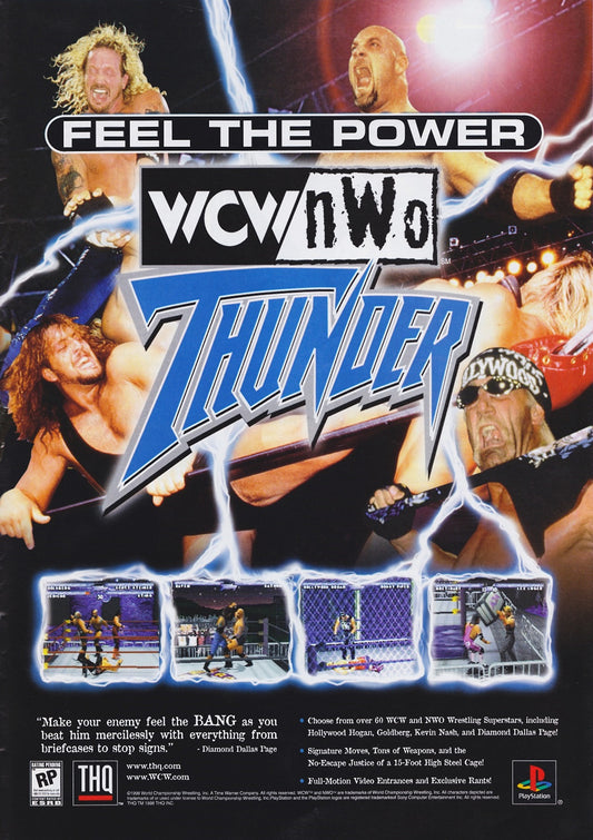 wcw thunder game ad