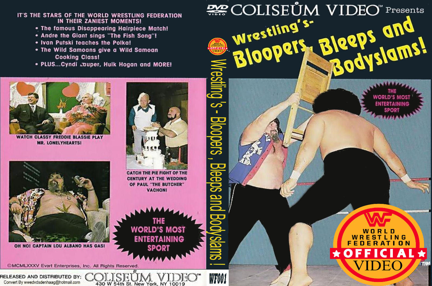 wrestlings bloopers bleeps and bodyslams DVDs & Videos Pwcatalog