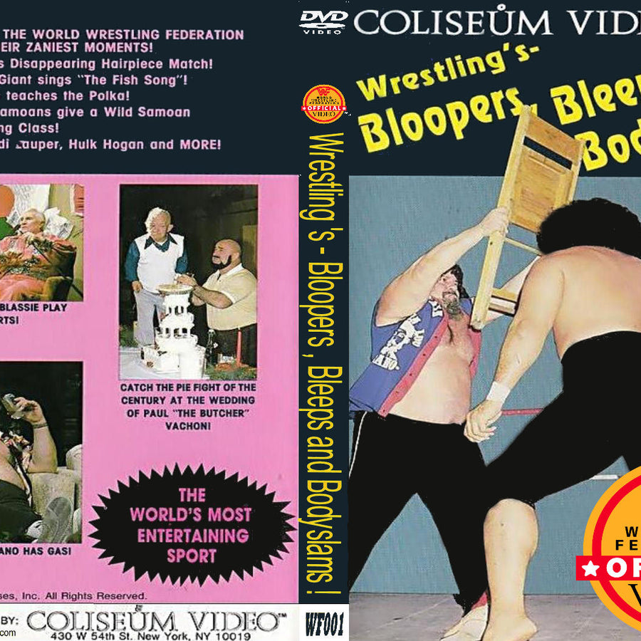 wrestlings bloopers bleeps and bodyslams DVDs & Videos Pwcatalog