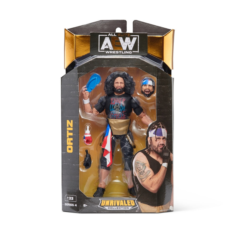AEW Jazwares Unrivaled Collection 4 #33 Ortiz Action & Toy Figures PWcatalog