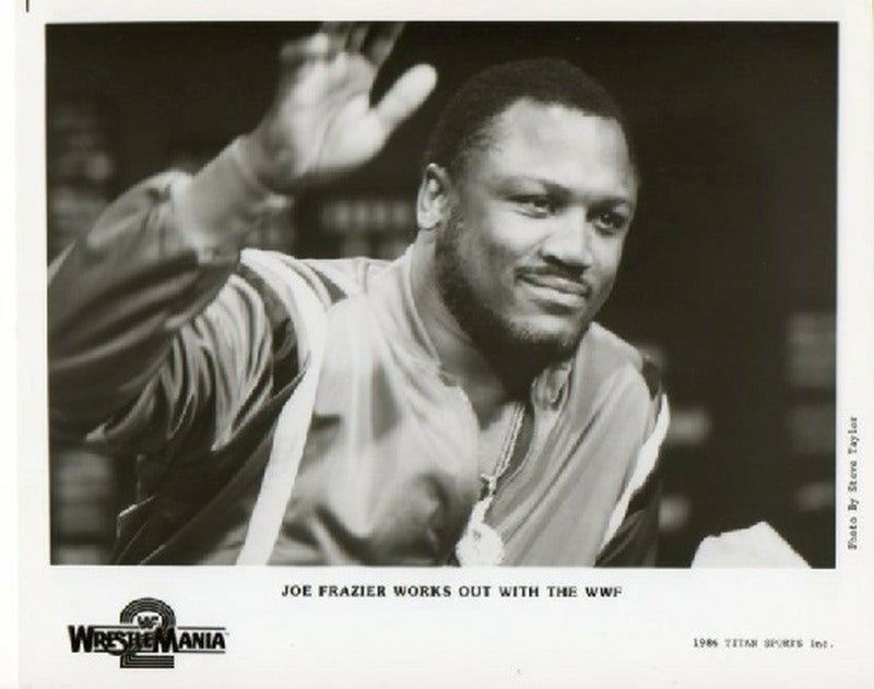 1986 Joe Frazier Wrestlemania 2 PWcatalog