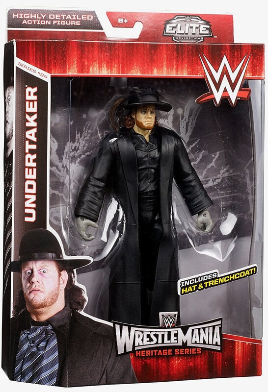 WWE Mattel WrestleMania Heritage Undertaker Action & Toy Figures PWcatalog
