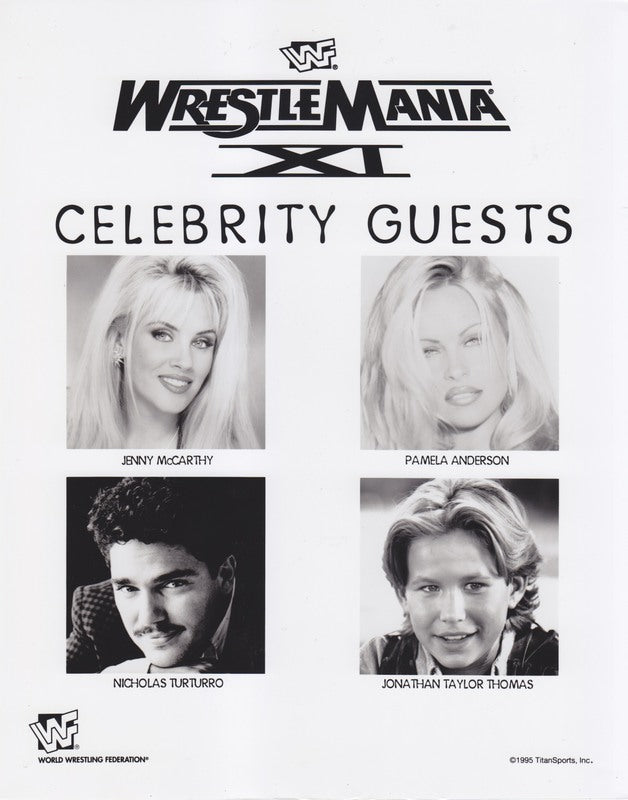 1995 Wrestlemania XI Celebrity Guests PWcatalog