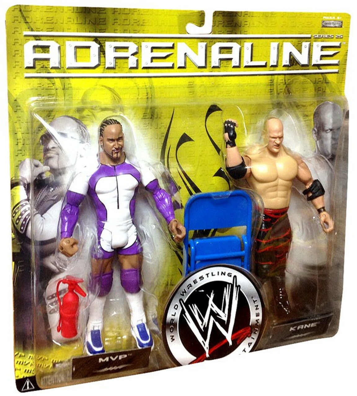 WWE Jakks Pacific Adrenaline 25 MVP & Kane