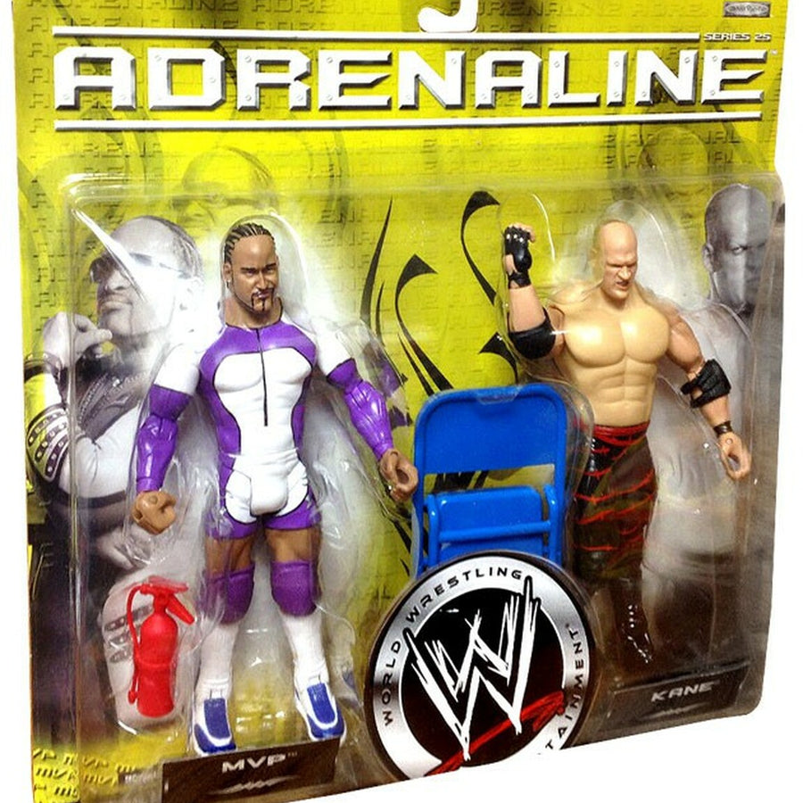 WWE Jakks Pacific Adrenaline 25 MVP & Kane Action & Toy Figures PWcatalog