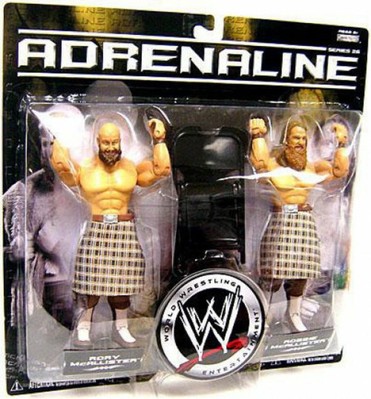 WWE Jakks Pacific Adrenaline 26 Rory McAllister & Robbie McAllister