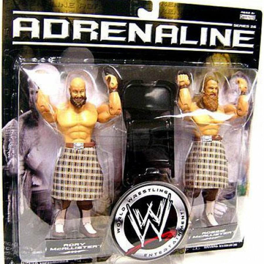 WWE Jakks Pacific Adrenaline 26 Rory McAllister & Robbie McAllister Action & Toy Figures PWcatalog