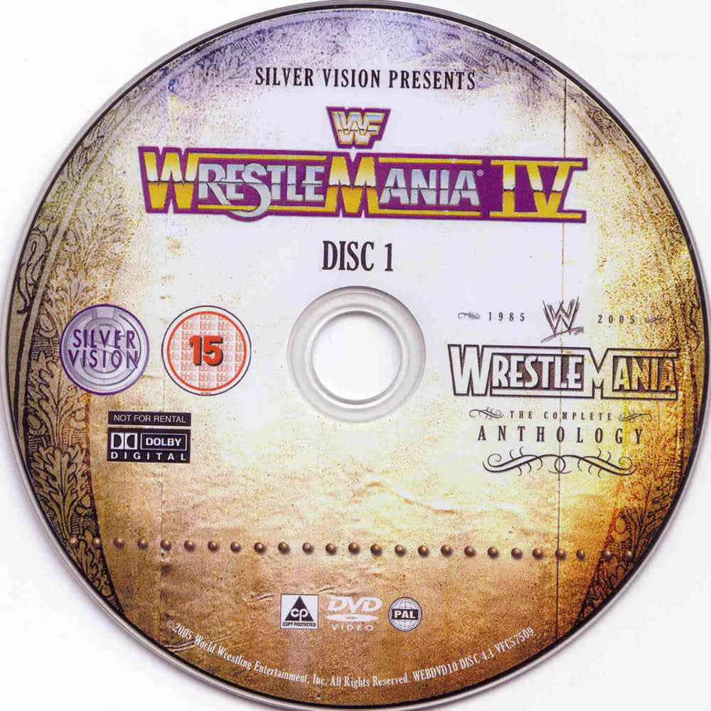 wrestlemania the complete anthology volume i 1985 1989 DVDs & Videos Pwcatalog