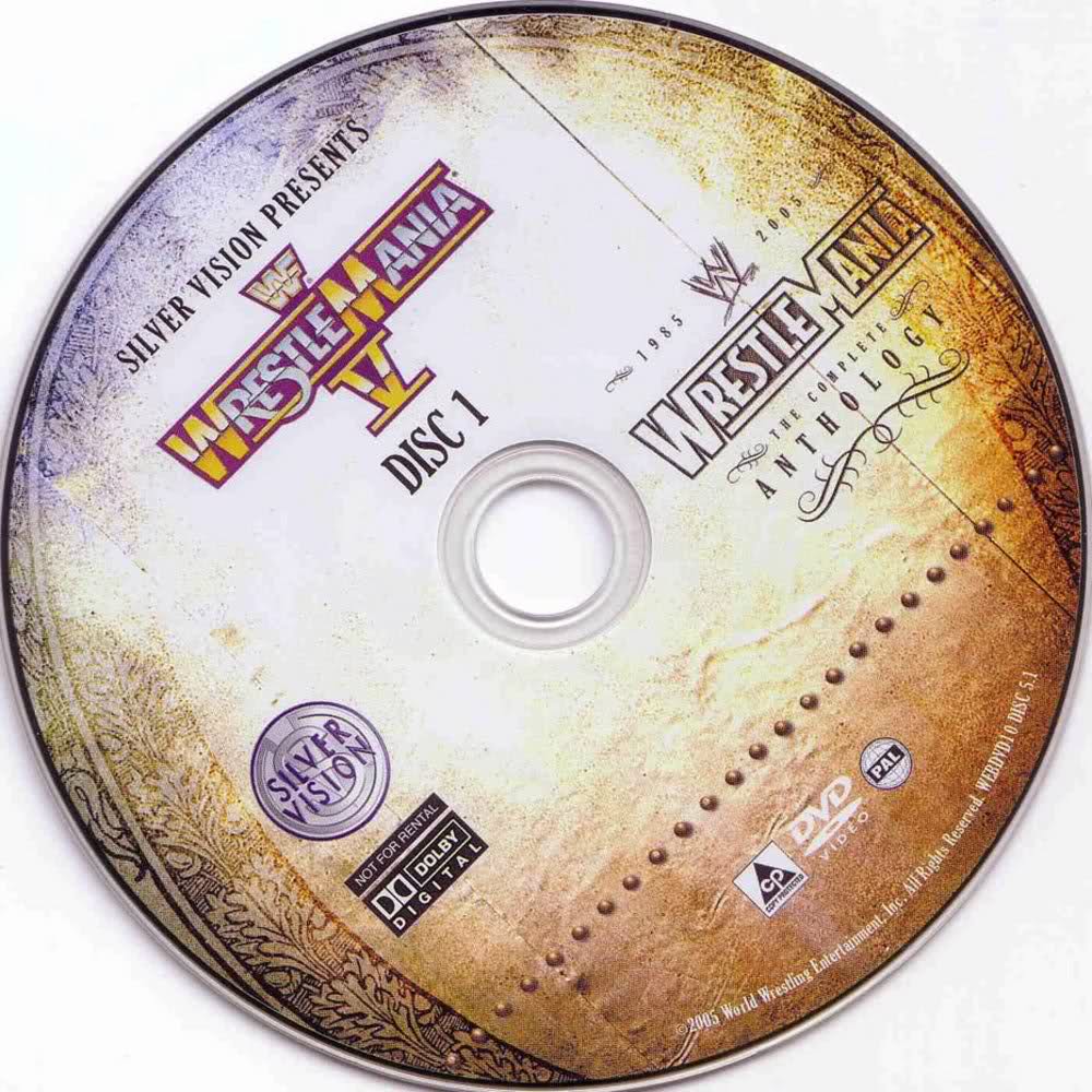 wrestlemania the complete anthology volume i 1985 1989 DVDs & Videos Pwcatalog