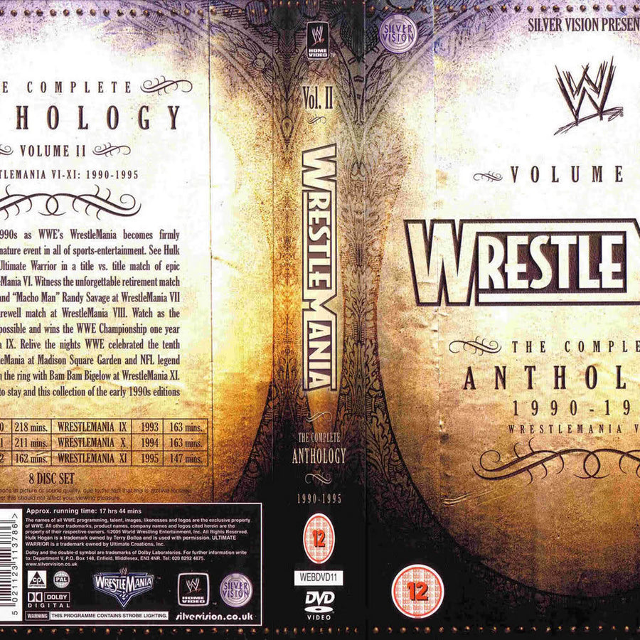 wrestlemania the complete anthology volume ii 1990 1995 DVDs & Videos Pwcatalog