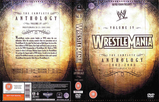 wrestlemania the complete anthology volume iv 2002 2005 DVDs & Videos Pwcatalog