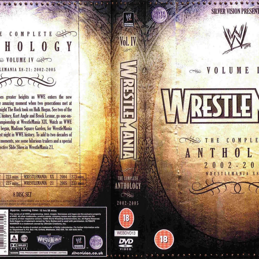 wrestlemania the complete anthology volume iv 2002 2005 DVDs & Videos Pwcatalog