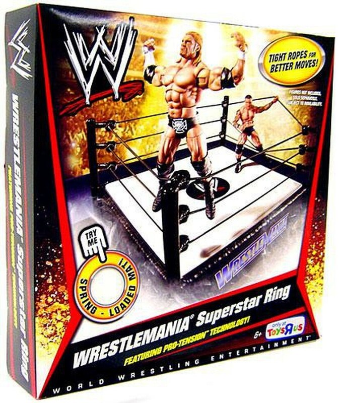 WWE Mattel WrestleMania Superstar Ring [Exclusive] Action & Toy Figures PWcatalog