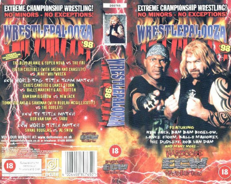 wrestlepalooza 1998 DVDs & Videos Pwcatalog