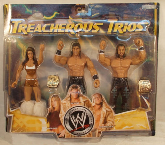 WWE Jakks Pacific Treacherous Trios 4 Melina, Nitro & Mercury