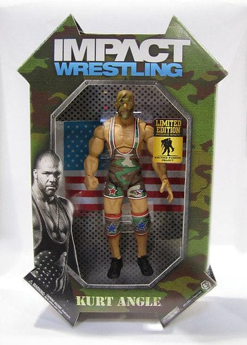 TNA/Impact Wrestling Jakks Pacific Deluxe Impact! Unreleased/Prototype Kurt Angle [Tribute to the Troops Edition, Unreleased] Action & Toy Figures PWcatalog
