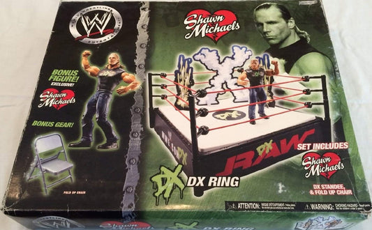 WWE Jakks Pacific DX Ring [With Shawn Michaels]
