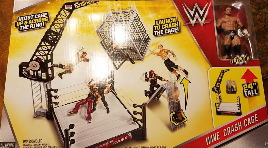 WWE Mattel WWE Crash Cage [With Triple H, Exclusive] Action & Toy Figures PWcatalog