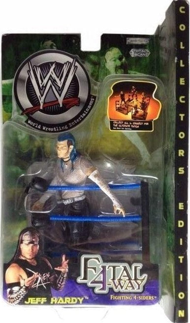 2002 WWE Jakks Pacific Fatal Four Way Series 3 Jeff Hardy Action & Toy Figures PWcatalog