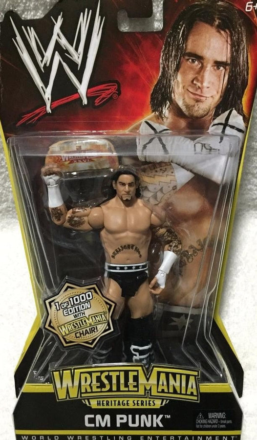 WWE Mattel WrestleMania Heritage 2 CM Punk [Chase] Action & Toy Figures PWcatalog