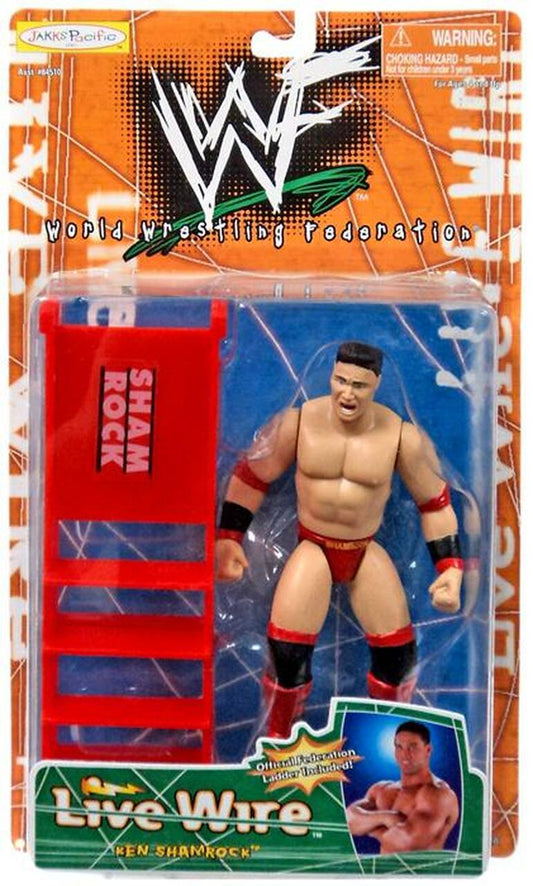 1998 WWF Jakks Pacific Live Wire Series 1 Ken Shamrock [Exclusive]
