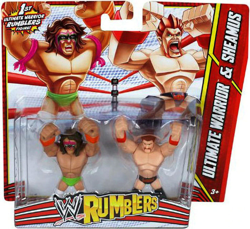 WWE Mattel Rumblers 3 Ultimate Warrior & Sheamus
