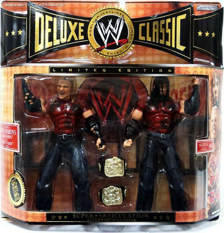 WWE Jakks Pacific Deluxe Classic Superstars The Hardys: Jeff Hardy & Matt Hardy [Exclusive]