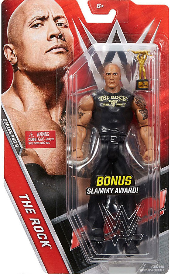 WWE Mattel Basic Series 68B The Rock [Chase] Action & Toy Figures PWcatalog