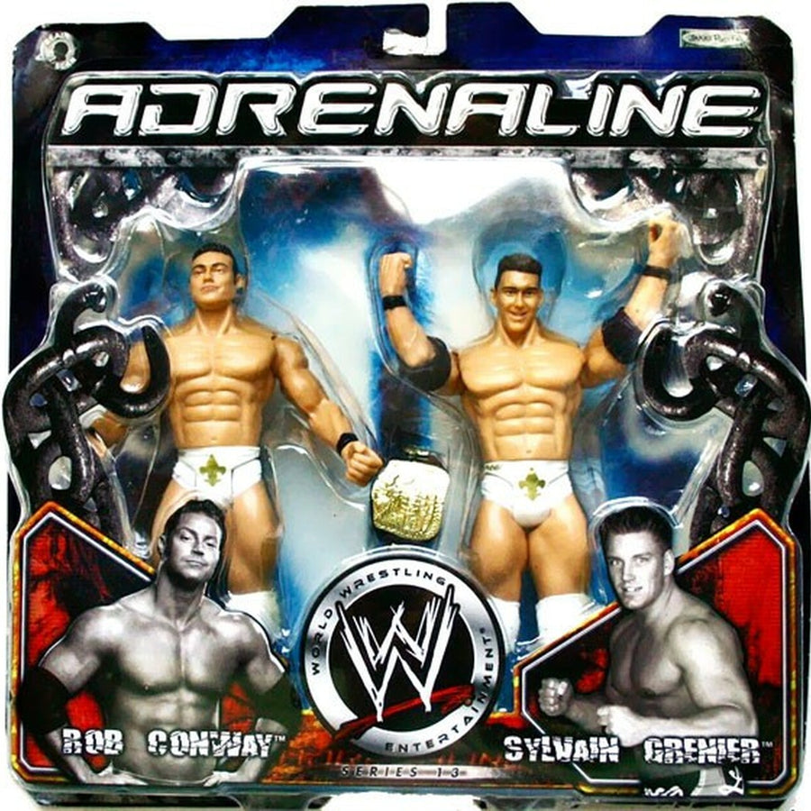 WWE Jakks Pacific Adrenaline 13 Rob Conway & Sylvain Grenier Action & Toy Figures PWcatalog