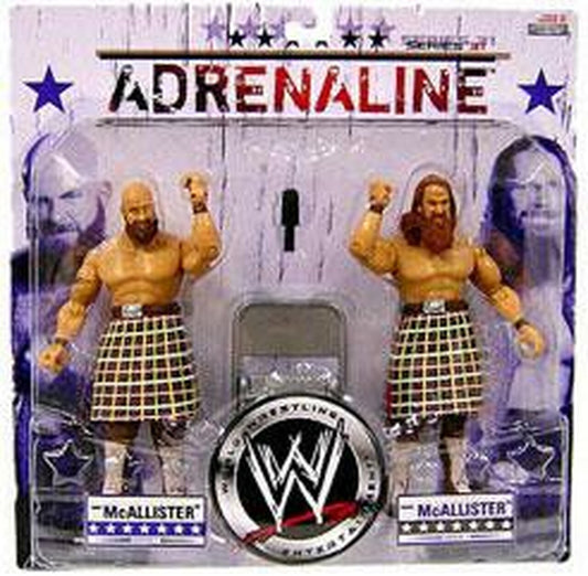 WWE Jakks Pacific Adrenaline 31 Rory McAllister & Robbie McAllister