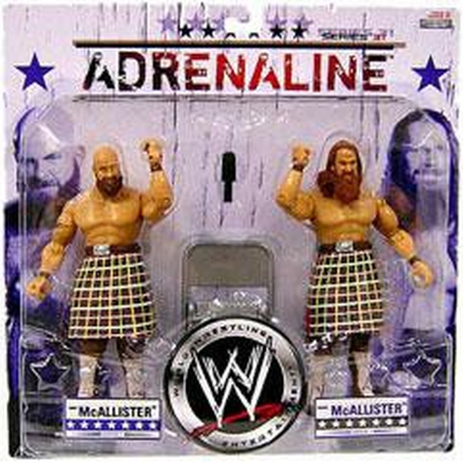WWE Jakks Pacific Adrenaline 31 Rory McAllister & Robbie McAllister Action & Toy Figures PWcatalog