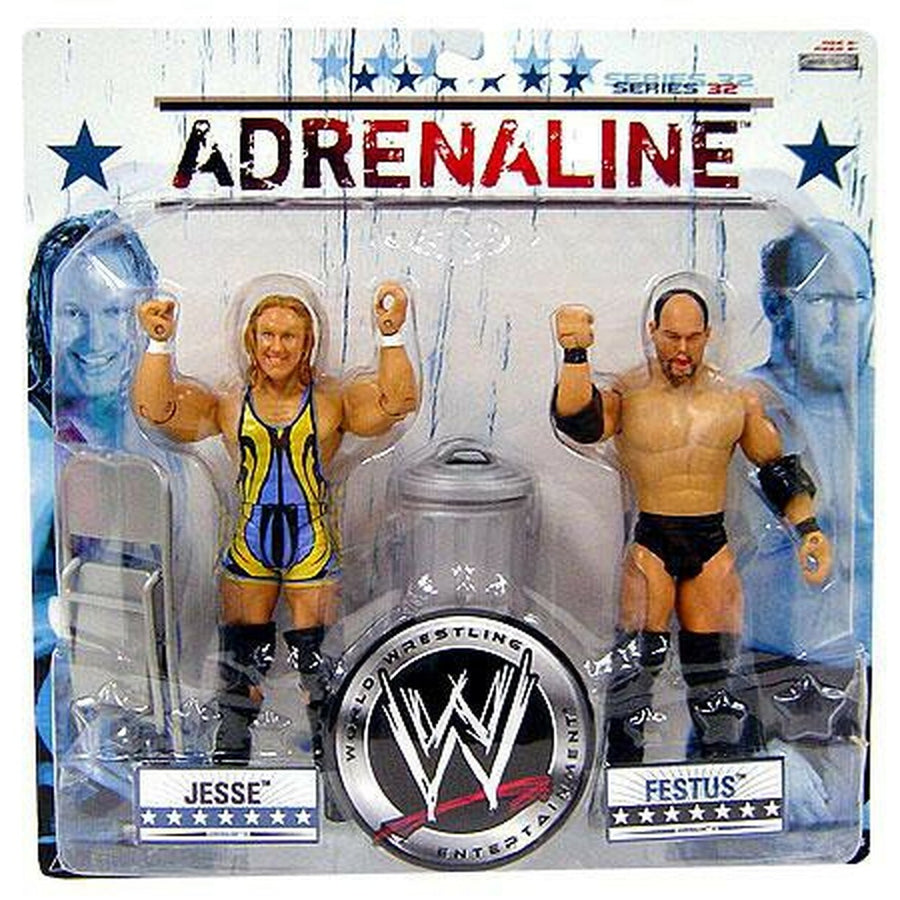 WWE Jakks Pacific Adrenaline 32 Jesse & Festus Action & Toy Figures PWcatalog