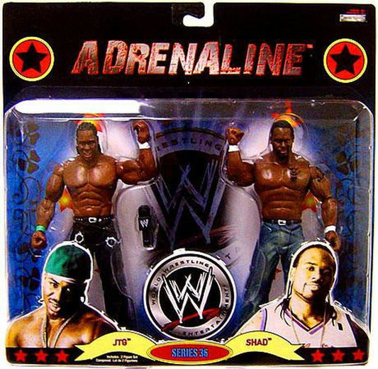 WWE Jakks Pacific Adrenaline 36 JTG & Shad