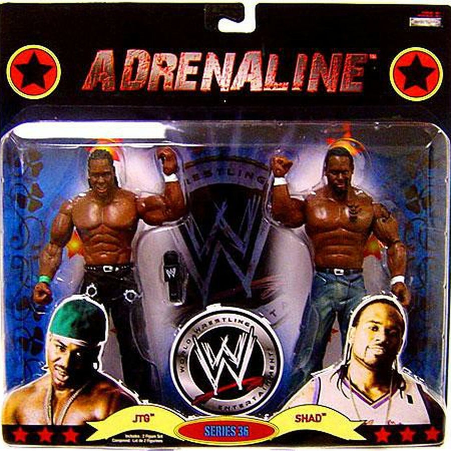 WWE Jakks Pacific Adrenaline 36 JTG & Shad Action & Toy Figures PWcatalog