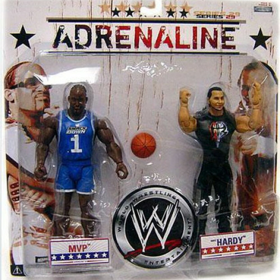 WWE Jakks Pacific Adrenaline 29 MVP & Matt Hardy Action & Toy Figures PWcatalog