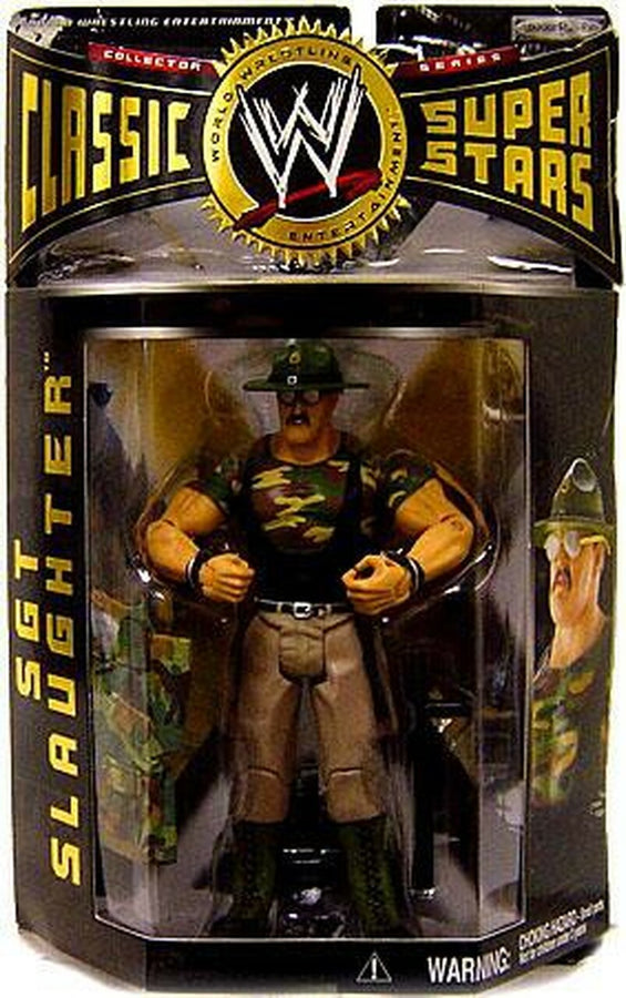 WWE Jakks Pacific Classic Superstars 2 Sgt. Slaughter [With Jacket Off] Action & Toy Figures PWcatalog