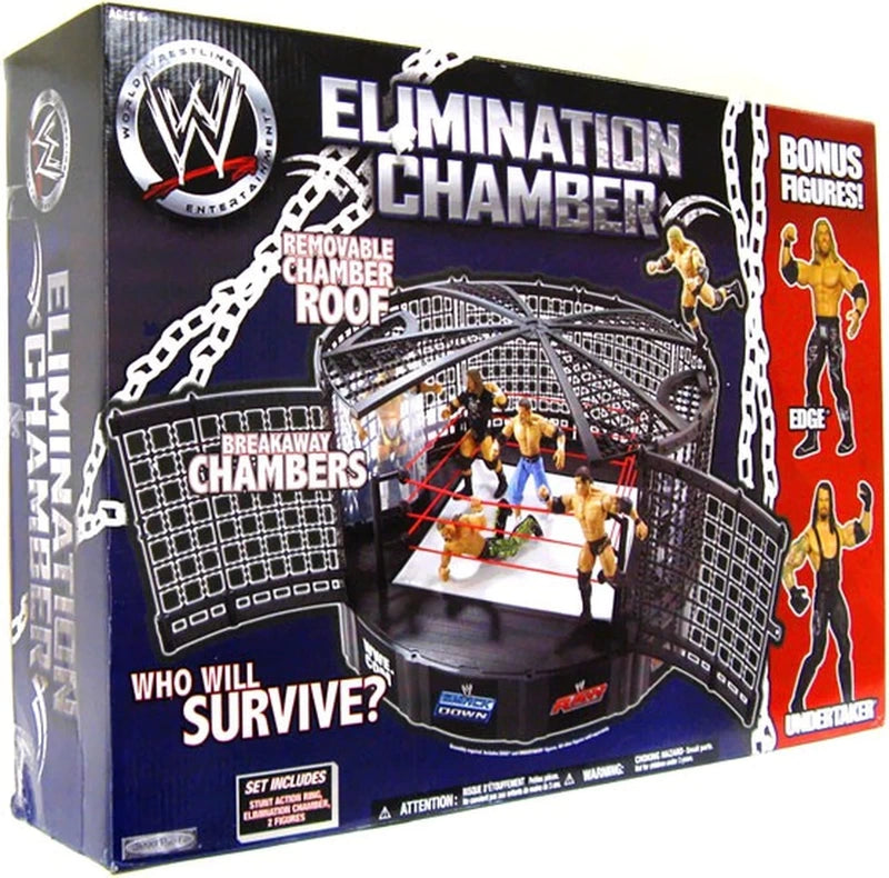 WWE Jakks Pacific Elimination Chamber [With Edge & Undertaker]