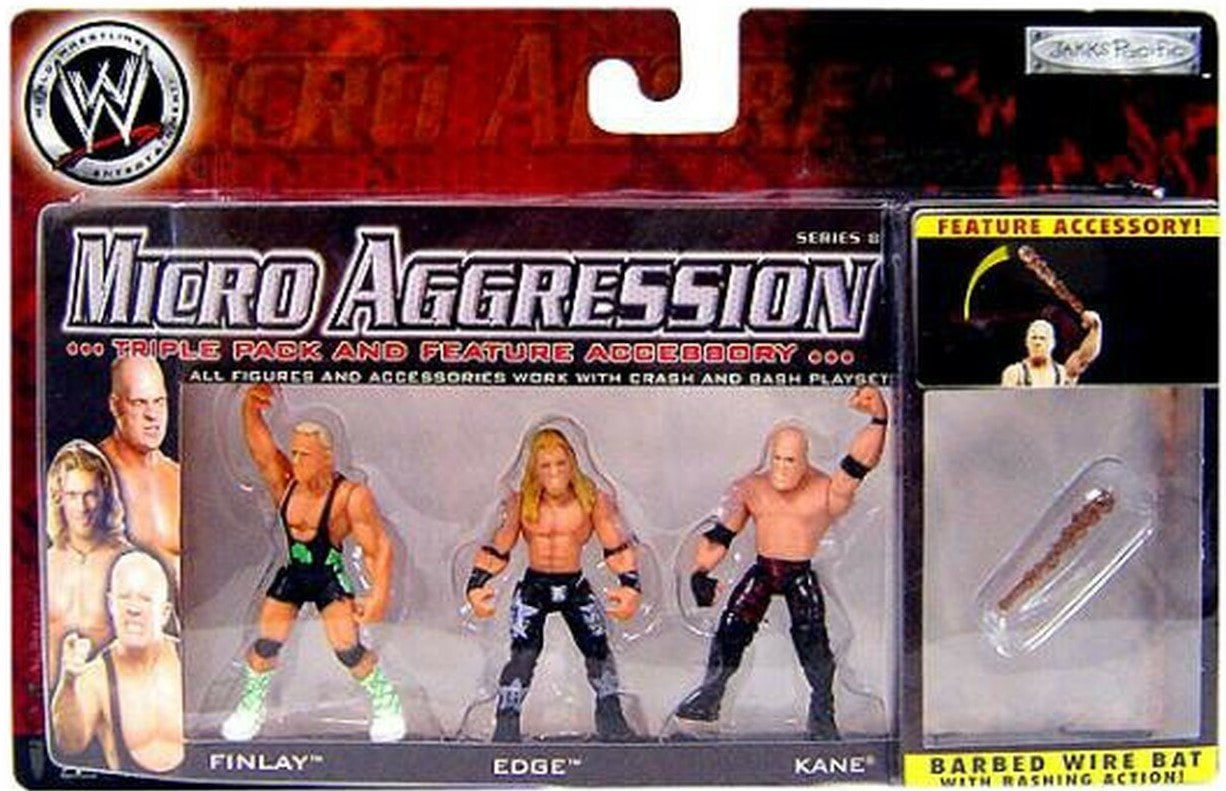 WWE Jakks Pacific Micro Aggression 8 Finlay, Edge & Kane