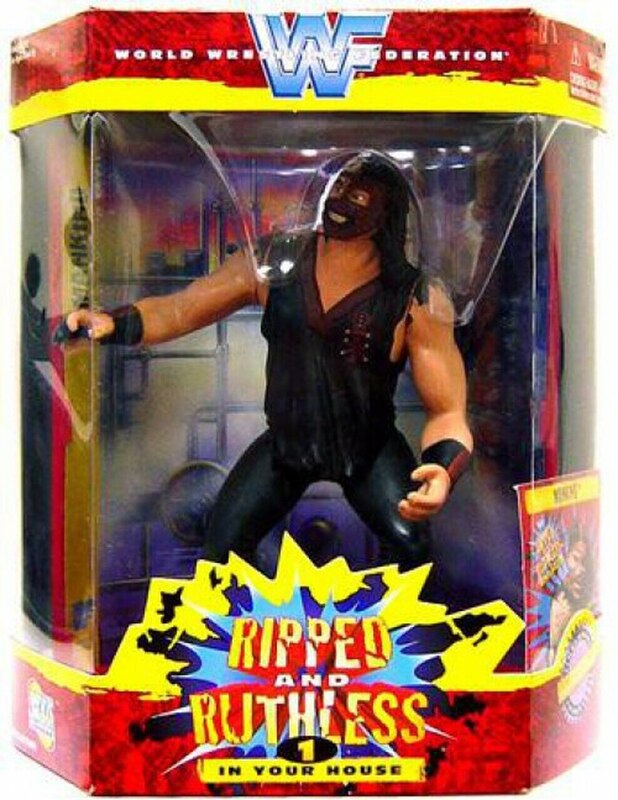1998 WWF Jakks Pacific Ripped & Ruthless Series 1 Mankind Action & Toy Figures PWcatalog