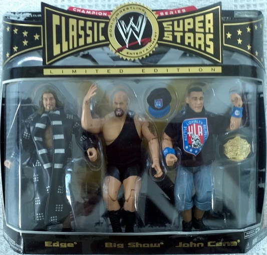 WWE Jakks Pacific Classic Superstars Edge, Big Show & John Cena [Exclusive]